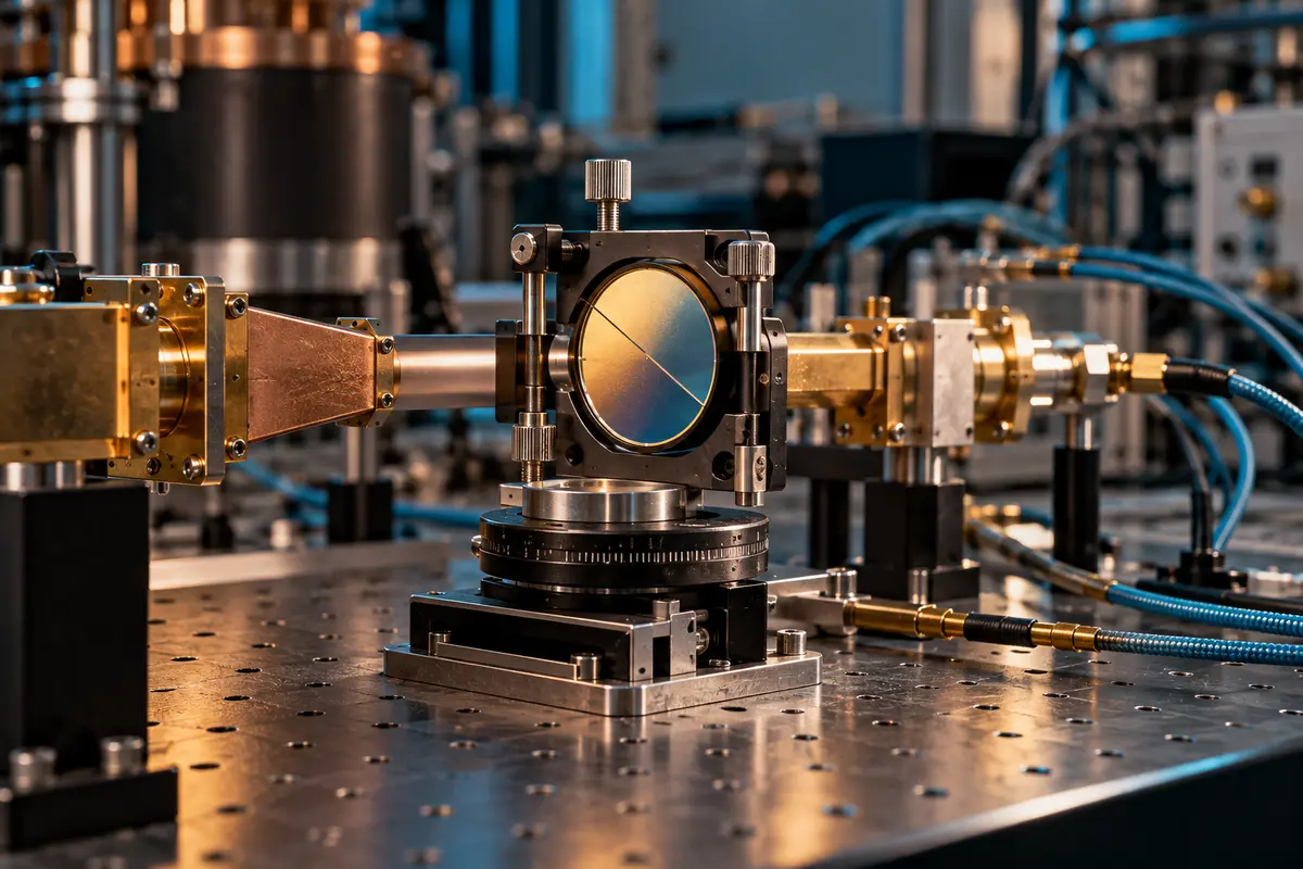 Microwave polarization measurements Microwave polarization laboratory equipment