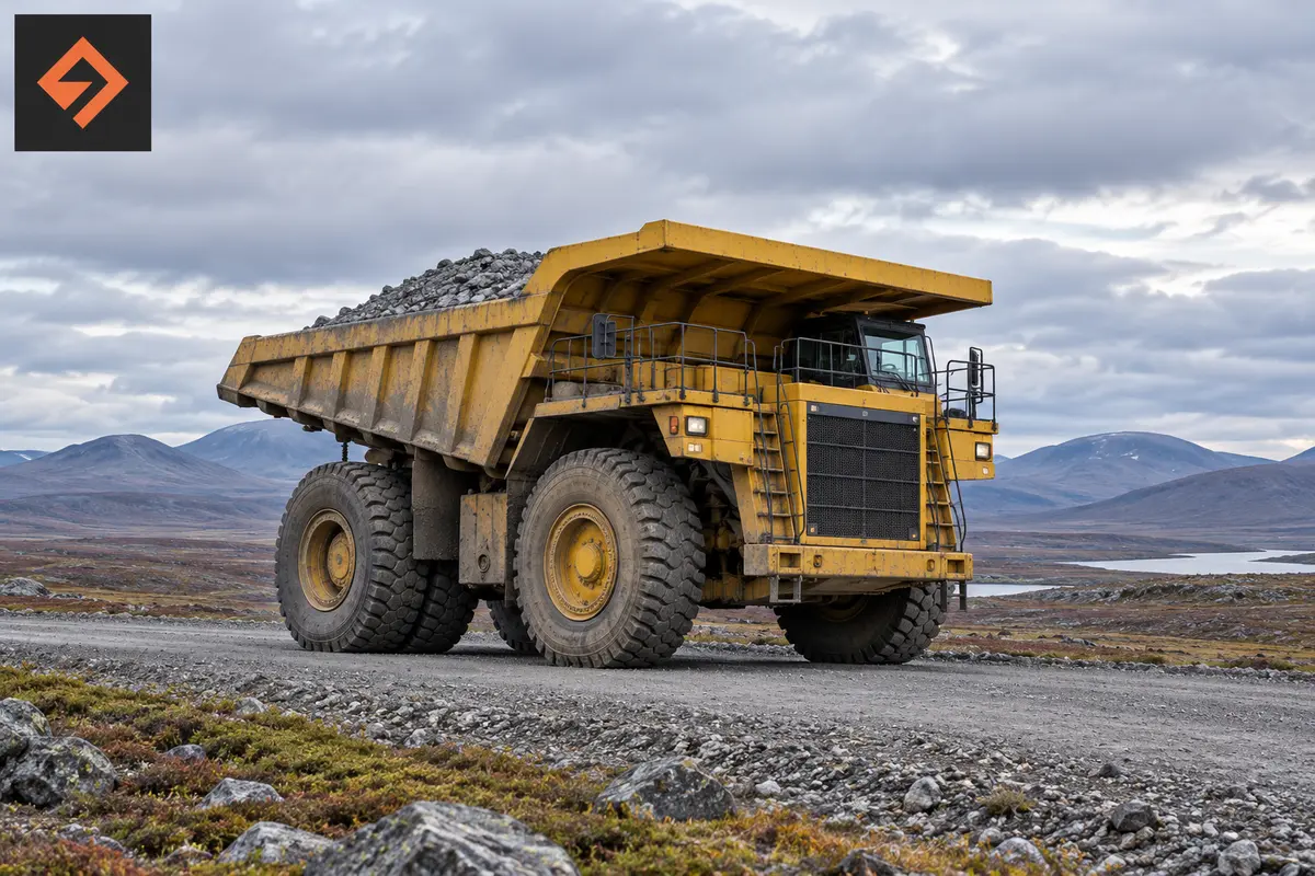 Mine haulage across Arctic tundra