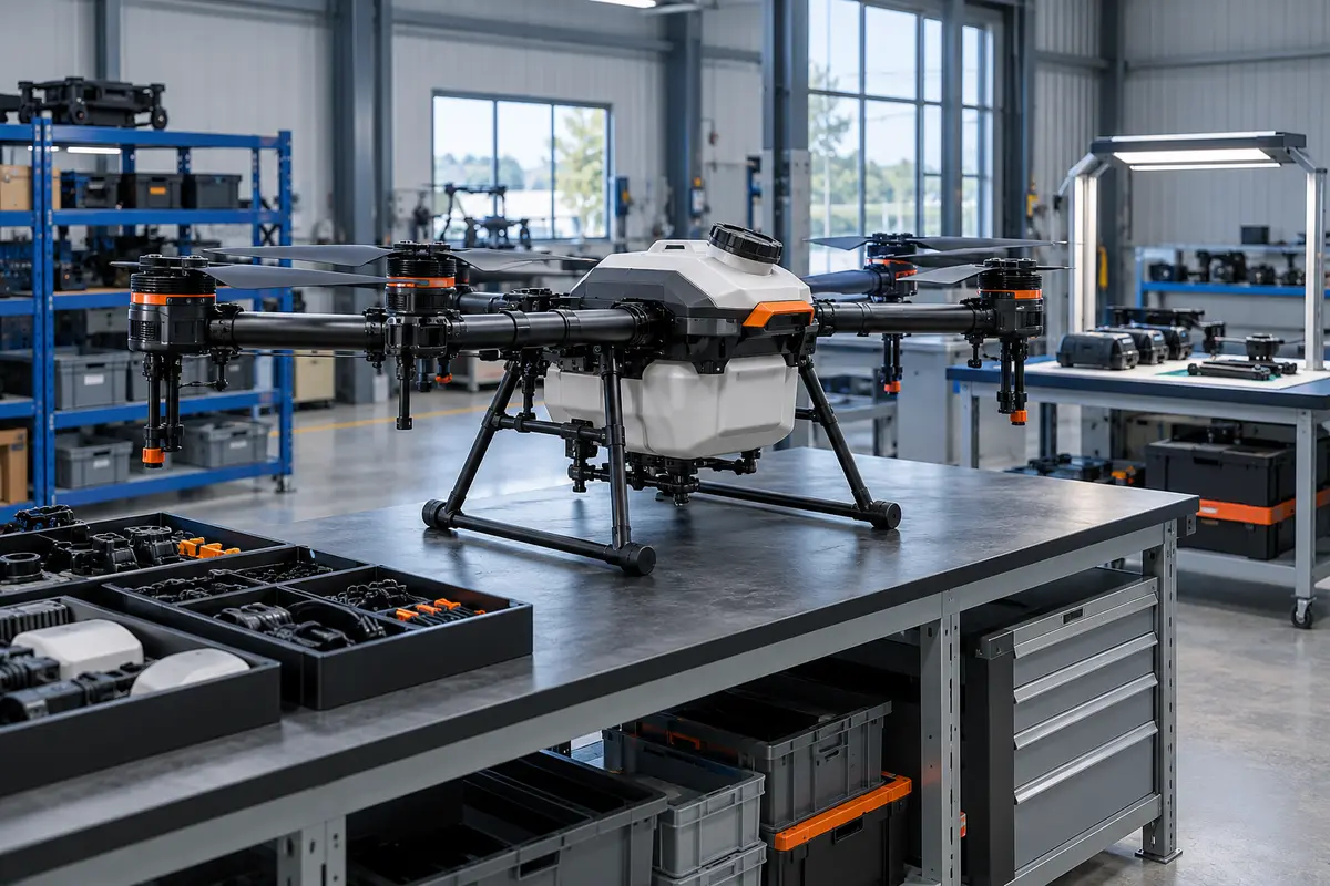 Agricultural drone assembly Agricultural drone assembly
