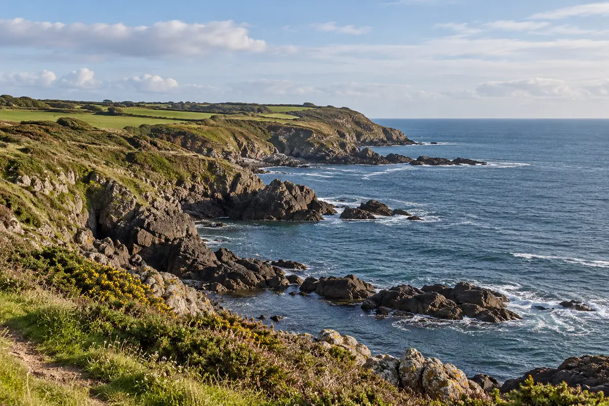 Normandy’s rocky coastline
