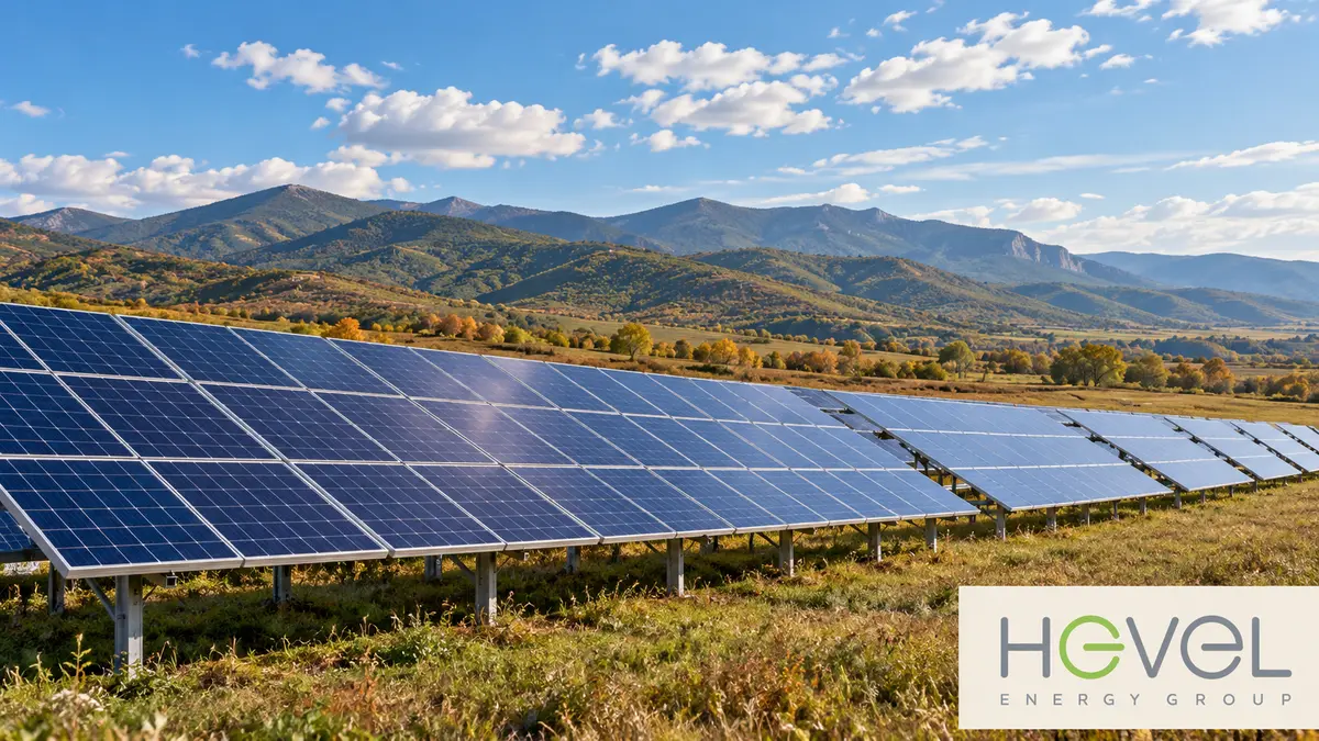 Solar generation in a North Caucasus landscape