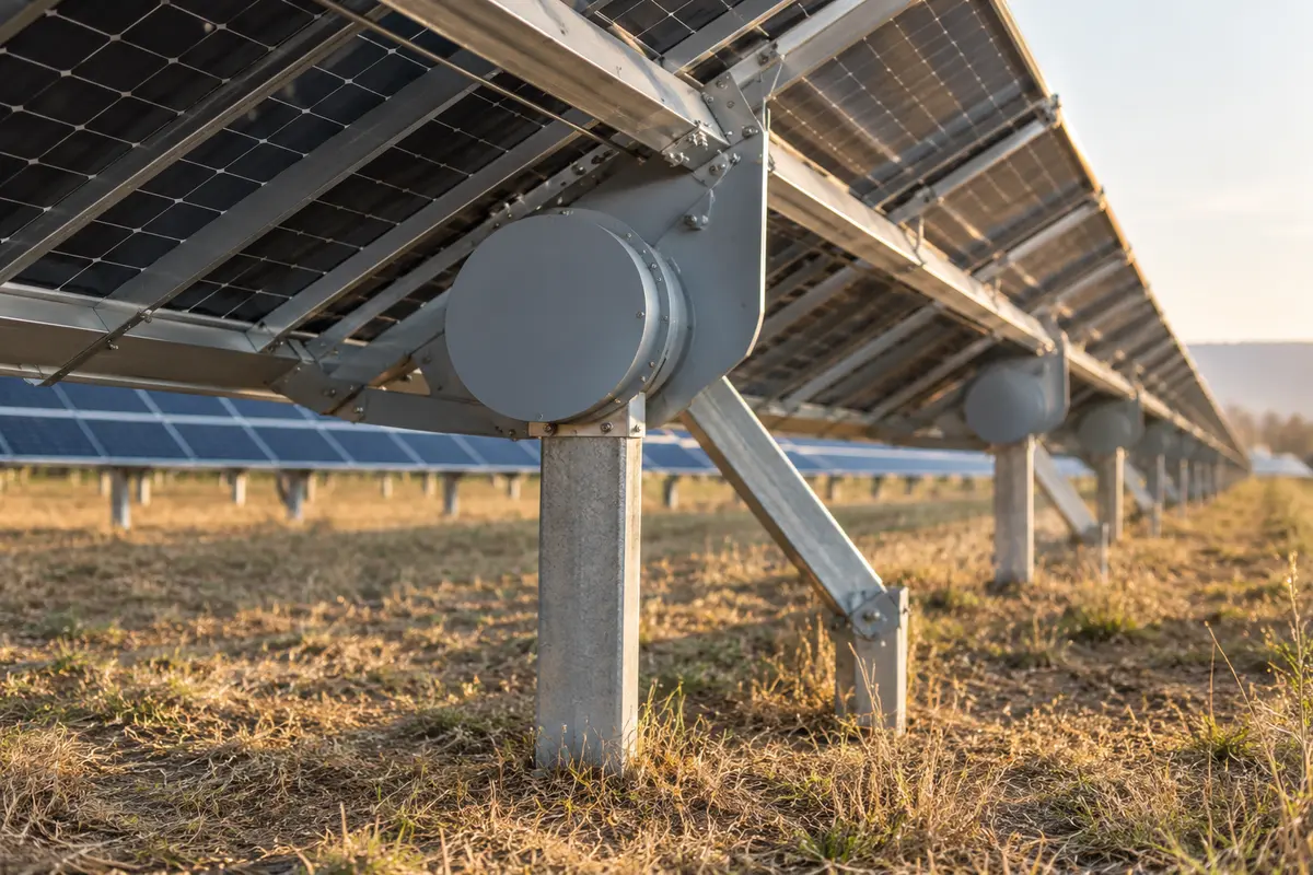 Solar module supports and tracking equipment