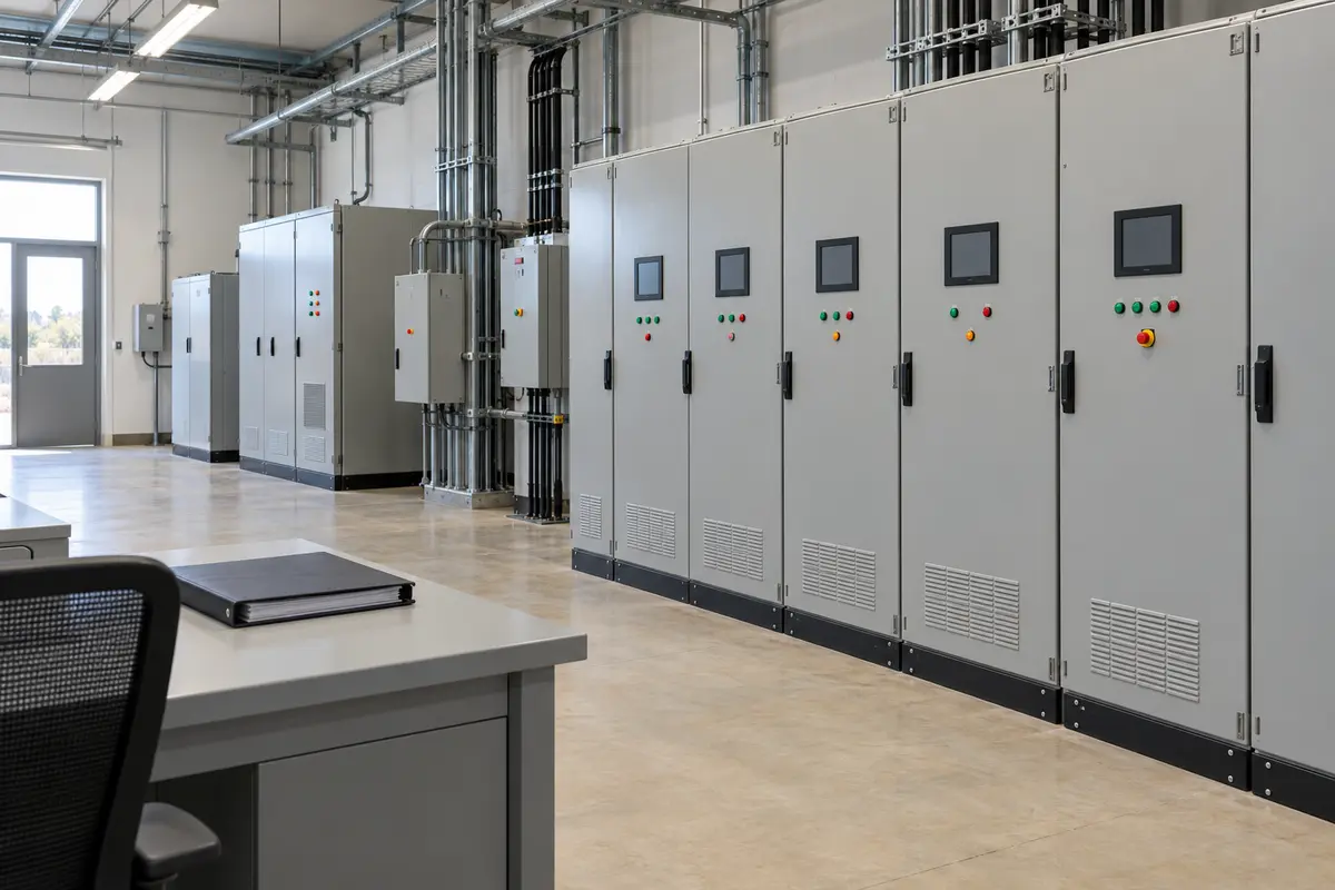 Solar station controls