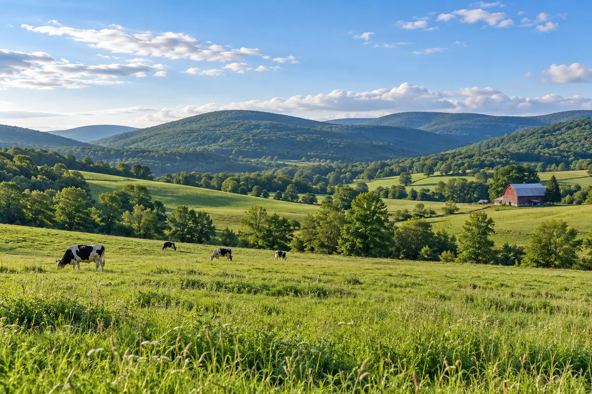 Dairy country near Walton