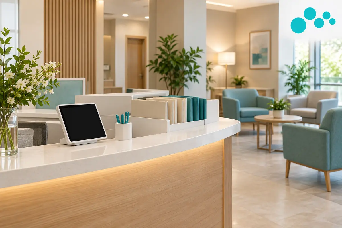 Clinic reception and patient appointments