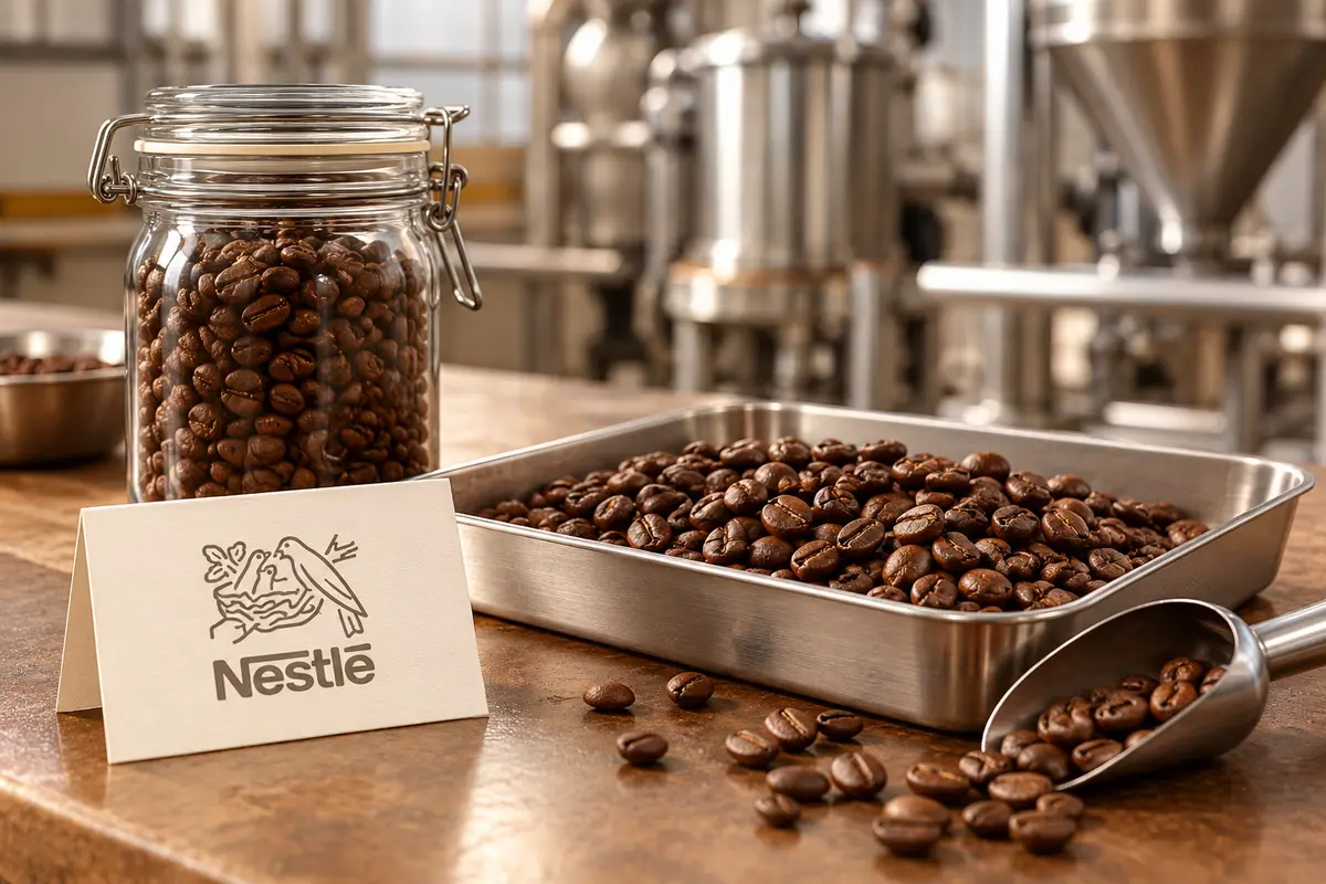 Coffee manufacturing samples