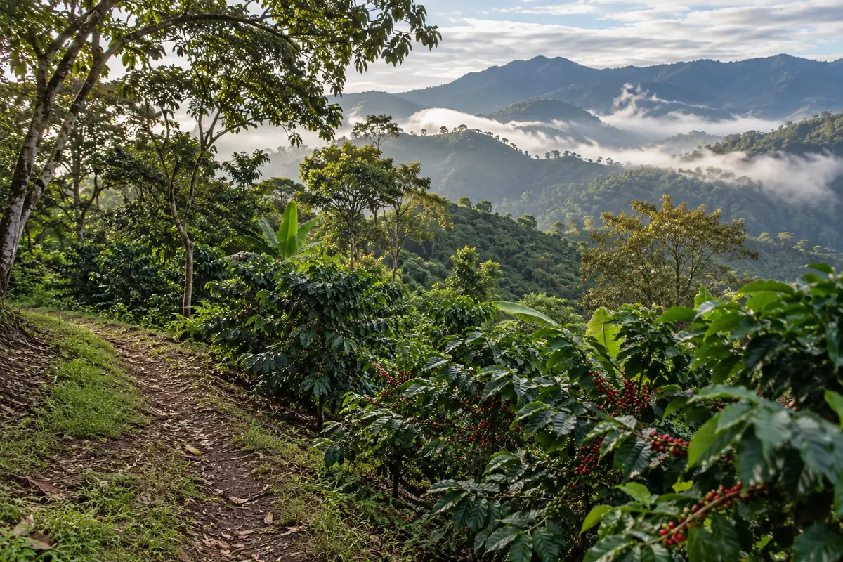 Veracruz coffee-growing landscape