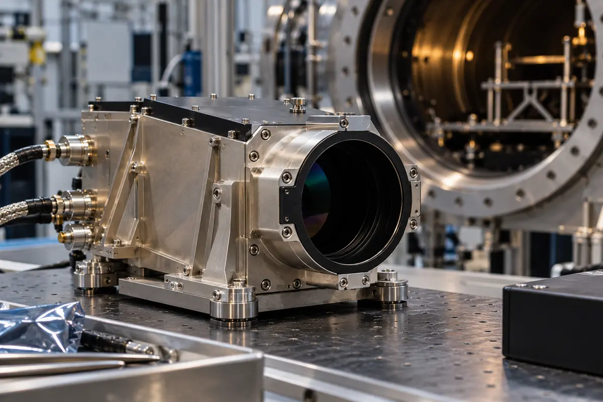 Thermal spectrometer preparation in a laboratory