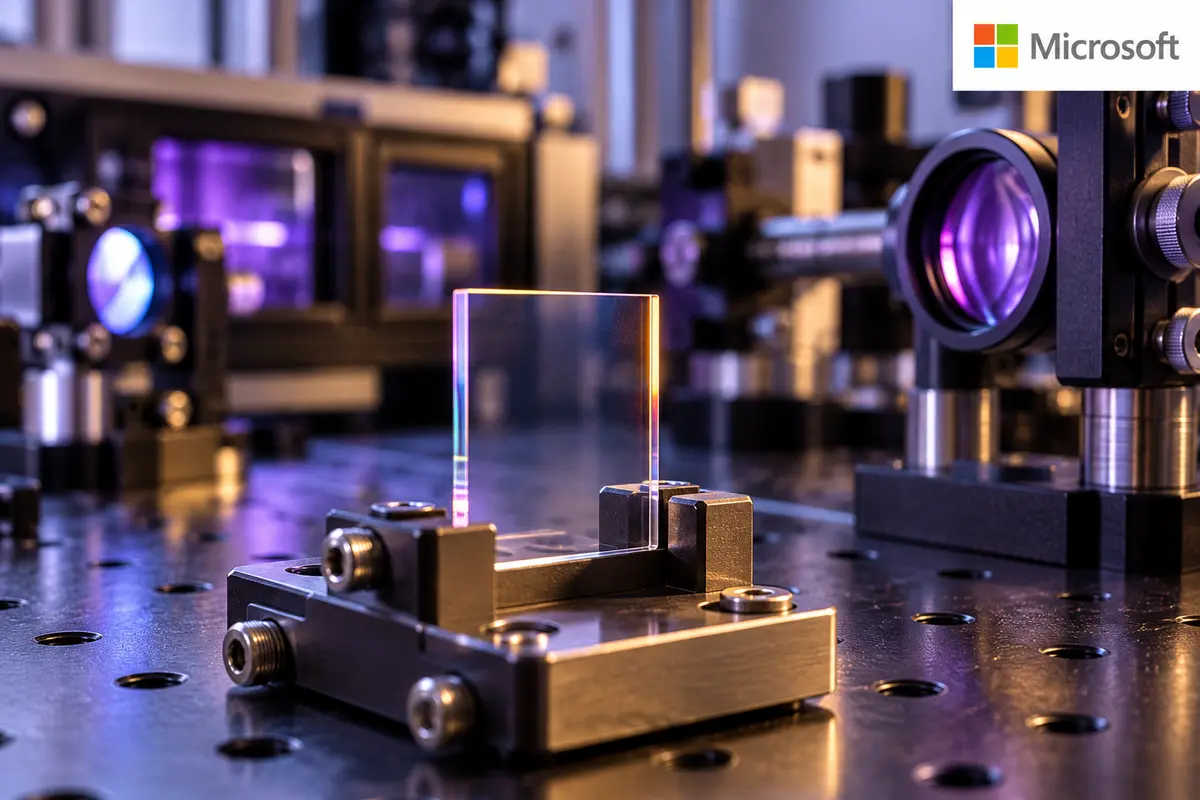 Glass data storage Glass archival storage research