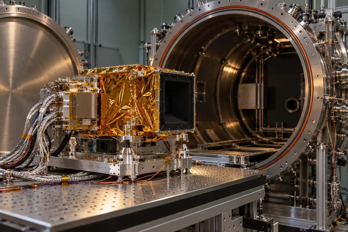 Space-telescope instrument testing