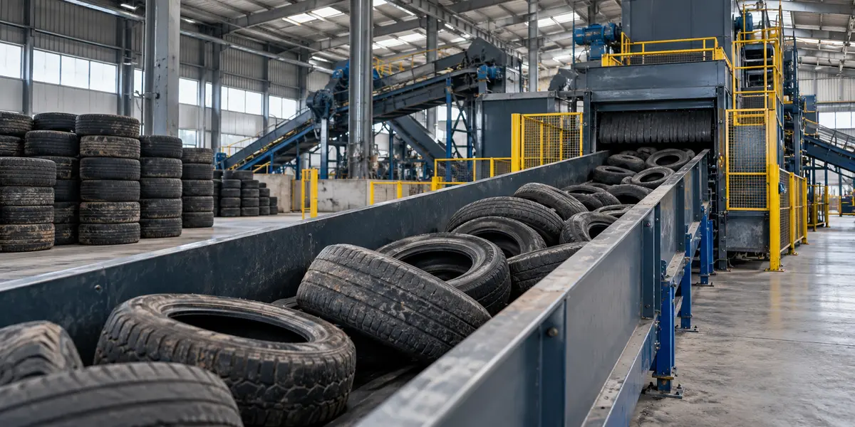 Tyre recycling operations